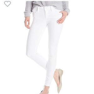 Joe’s Jeans White Annie Mid-Rise Skinny Ankle Jean